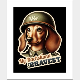 Soldier Dachshund Posters and Art